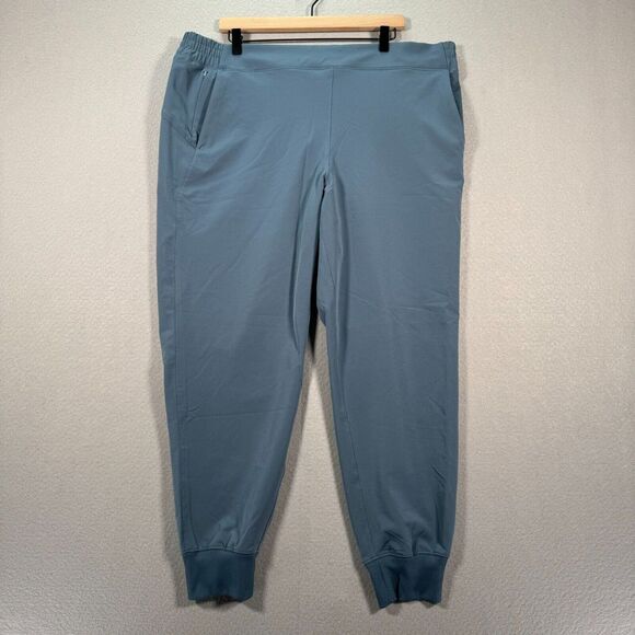 Puma Pierview Jogger Sweatpants Womens 2XL Evening Sky Active Gym Workout SPF 50 - Picture 1 of 13